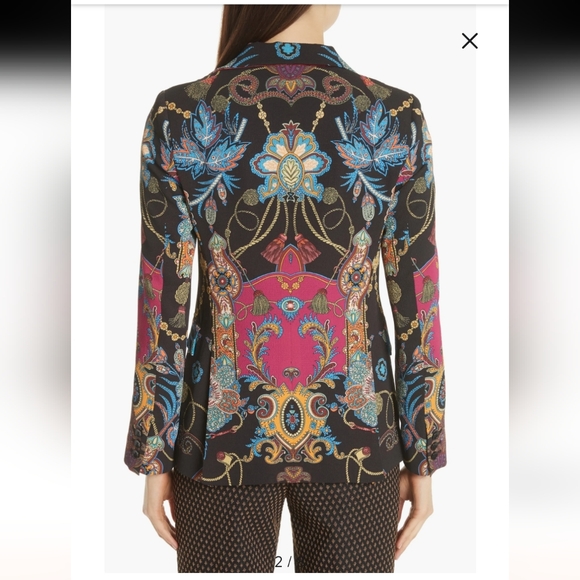 Etro Tassel & Paisley Print Blazer - Picture 3 of 11